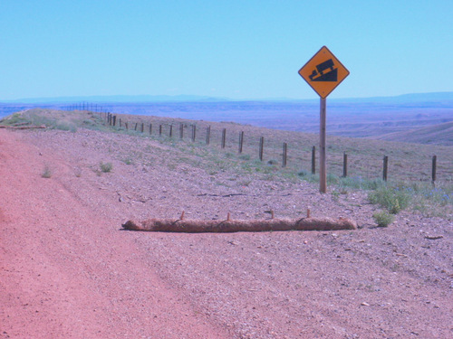 We're about to drop our last 500'/150m into the semi-arid basin.